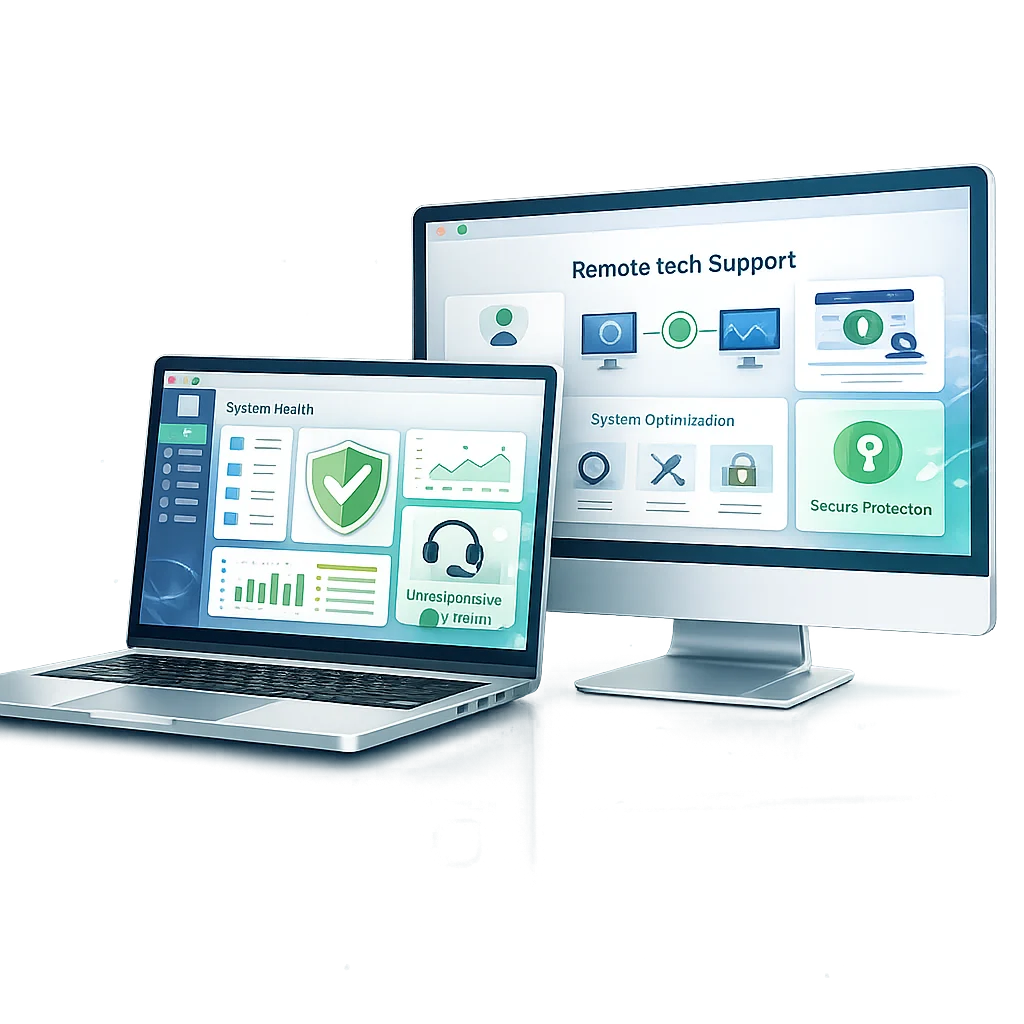 Remote tech support services by Brilliant Tech for computer and software assistance in the USA.