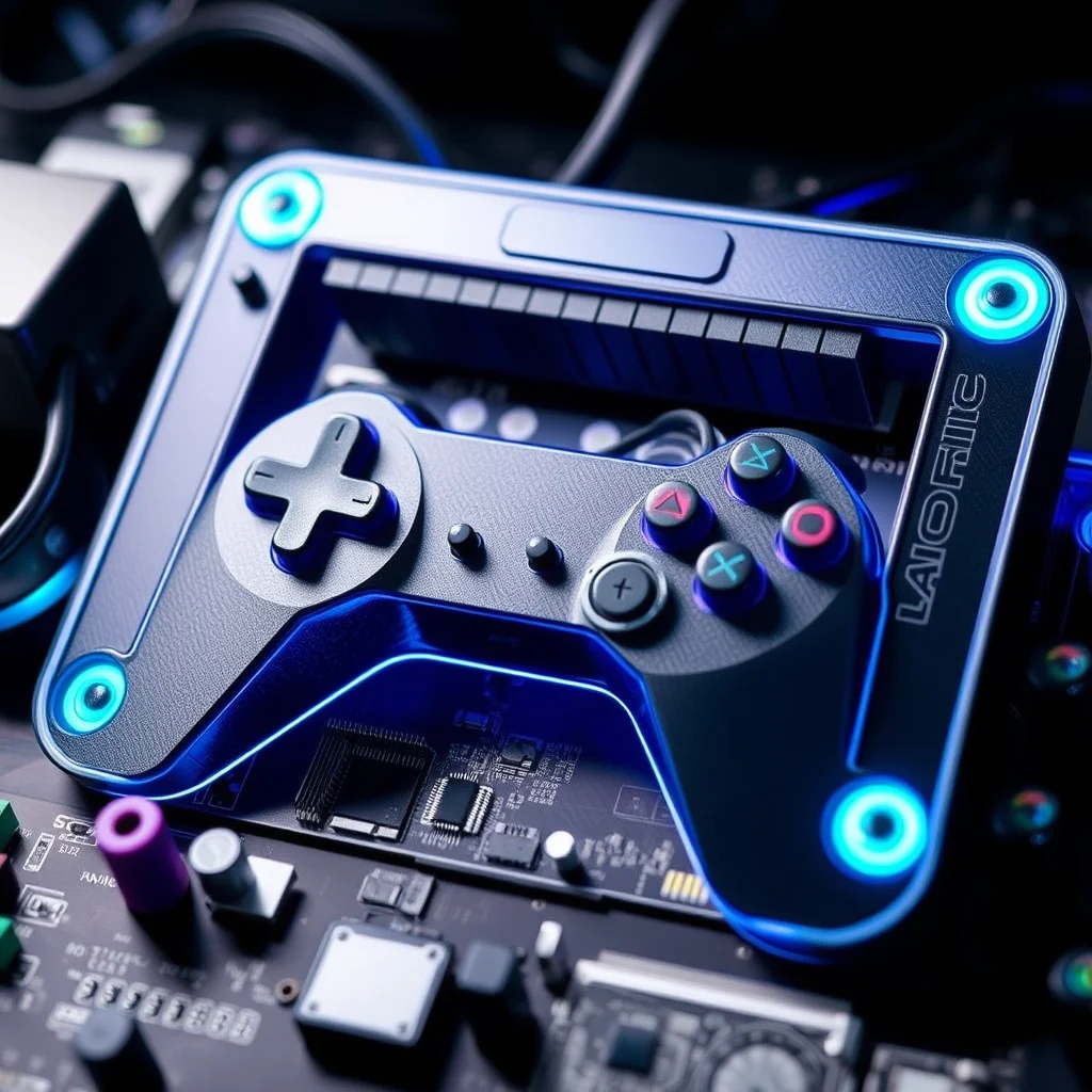 Image showing a gamer with controller issues on PC and a Brilliant Tech expert helping remotely.