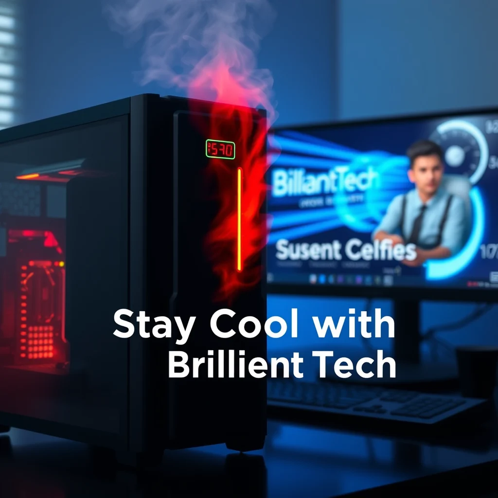 Brilliant Tech expert fixing an overheating PC remotely